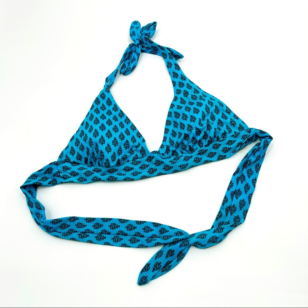 Victorias Secret Halter Tie Chest Tie Bikini Top M